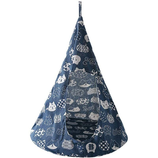 Hammock Bed Removable Cat Hammock Tapered Hammock Pet Tent for Small Cat Dogs - m (without steel ring)