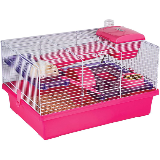 Rosewood Pico Syrian Hamster Cage, Pink