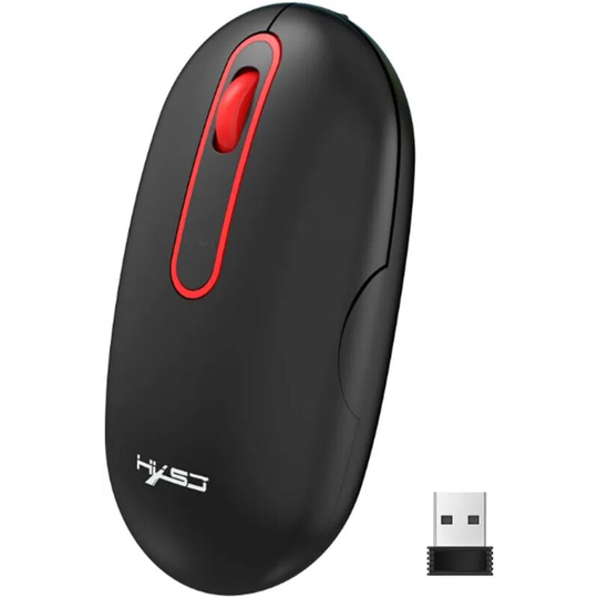 2.4G Wireless Mouse, Rechargeable Silent Mouse, Up to 1600 dpi (Three Adjustable Speeds), Compatible System: Windows xp / Vista / 7/8 / Server