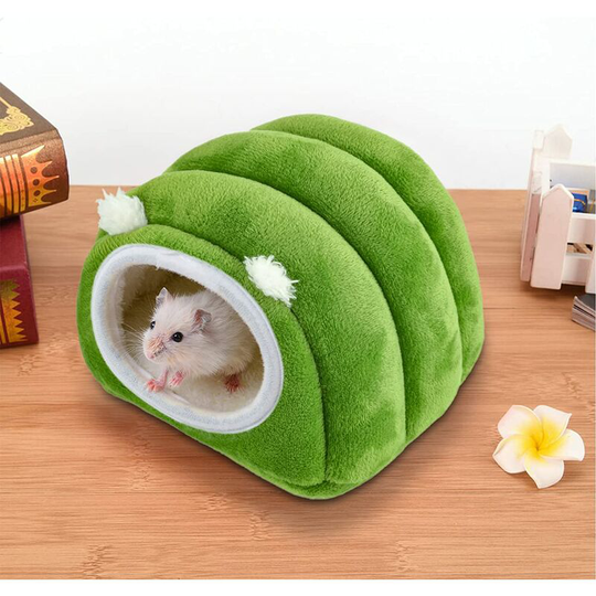 Perle Rare - Winter House for Hamster, Pet, Cozy and Warm Bed Suitable for Small Animals, Guinea Pig Bedding Nest, Hedgehog, Gerbil, Rat, Suitable