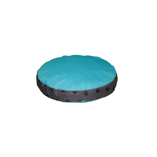 Dog Bed Small Round Water Resistant Travel Bed Donut Dog Bed Blue