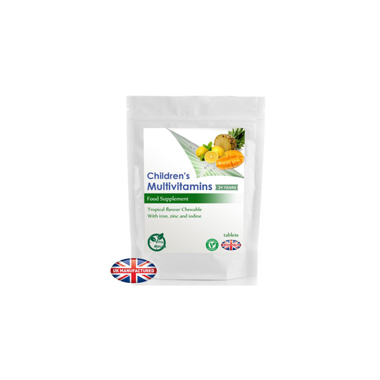 Children's Multivitamin + Iodine, Iron & Zinc (60 Tablets) Chewable