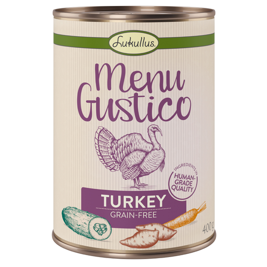 Lukullus Menu Gustico Turkey - Grain-free - 6 x 400g