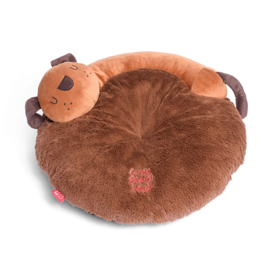 Aiken Bolster Cushion in Brown