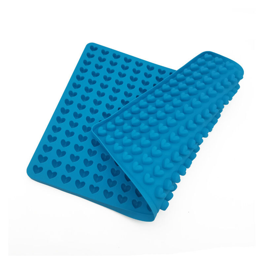 Heguyey - Silicone baking mat - 1.5cm hemisphere silicone mat - baking mold for dog biscuits & dog treats, baking paper - baking mat - chocolate