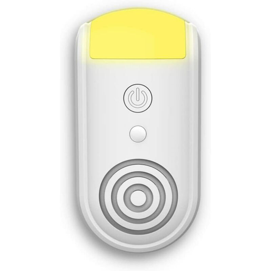Ultrasonic Tops and Electromagnetic Waves Insect Repellent with Yellow Light(black)