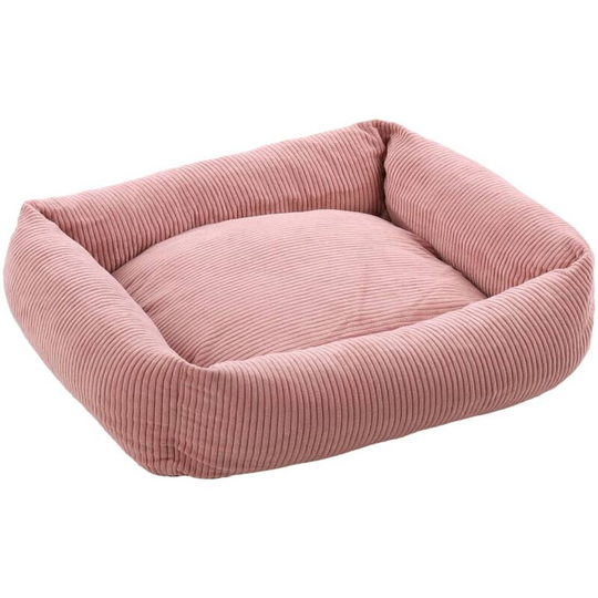 Dog Bed with Zipper Colette Rectangular 50 cm Pink Flamingo Pink