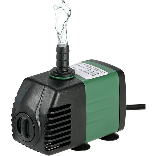 Benobby Kids - 1500L/H 25W Submersible Water Pump for Tabletop Fountains Aquarium Pond Water Gardens and Hydroponic Systems with Nozzles AC220-240V
