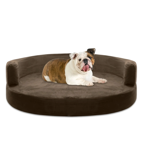 Alvaro Bolster Cushion in Brown