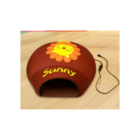 Cat & Dog Heating Pad,Heating Pad,Cat Heating Pad Mat,Thermal Mat/Blanket,Round,baby lion,USB heating model,M code,recommended for