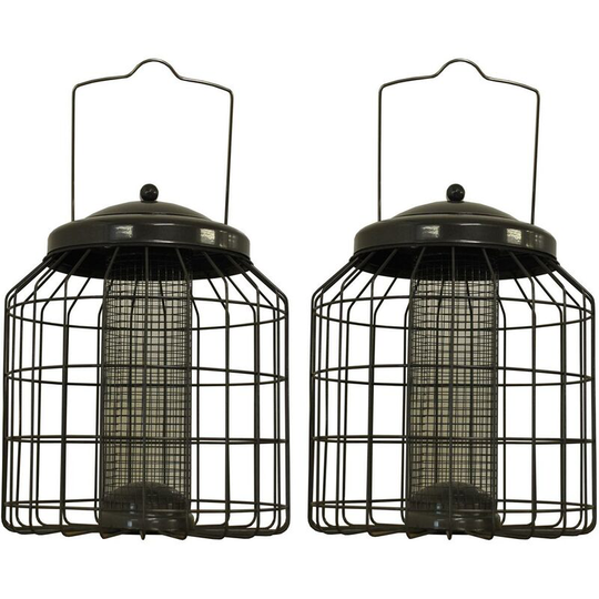 Selections - Heavy Duty Squirrel Proof Hanging Bird Nut Feeder (Set of 2)
