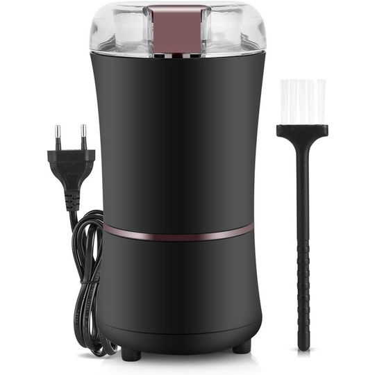 Qersta - Electric Coffee Grinder, 150W Electric Coffee Grinder Frijol Grinder Spice Nothing Grinder with Stainless Steel Blade