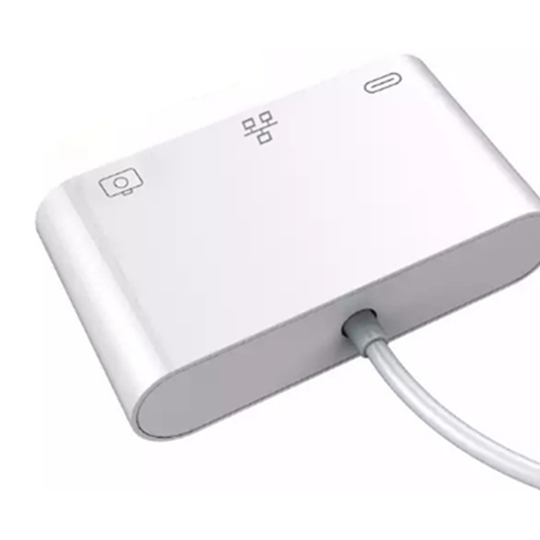 3 In 1 Gigabit LAN Lightning Converter Mobile Phone Tablet To RJ45 Ethernet Cable Adapter Suitable for IPhone