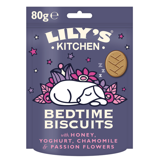 Lily's Kitchen Organic Bedtime Biscuits for Dogs - Saver Pack: 8 x 80g