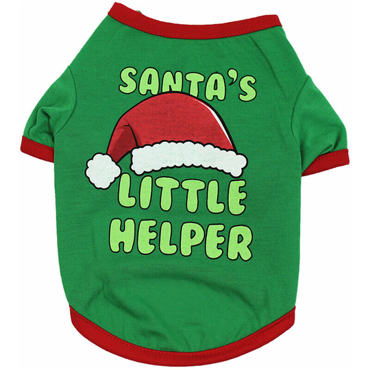 Animals Christmas T-Shirt, Dogs Christmas Clothes, Xl