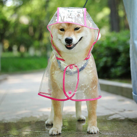 Dog Raincoat Poncho, Waterproof Raincoat Windbreaker for Small Medium Dog Puppy Chiochy Chihuahua Plush
