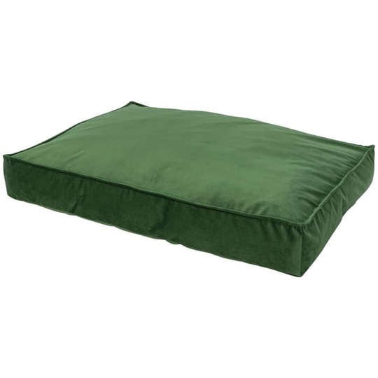 Dog Lounge Velvet 100x70x15 cm Green Madison Green