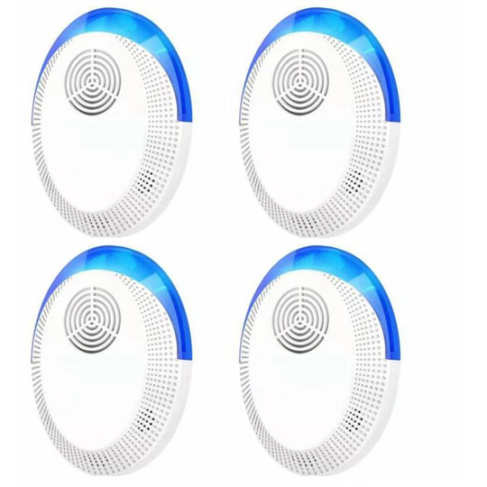 Betterlifegb - Ultrasonic insect repellent, anti-mouse, anti-mosquito, mosquito, mouse trap, mouse trap artifact, electronic cat (4 pieces)