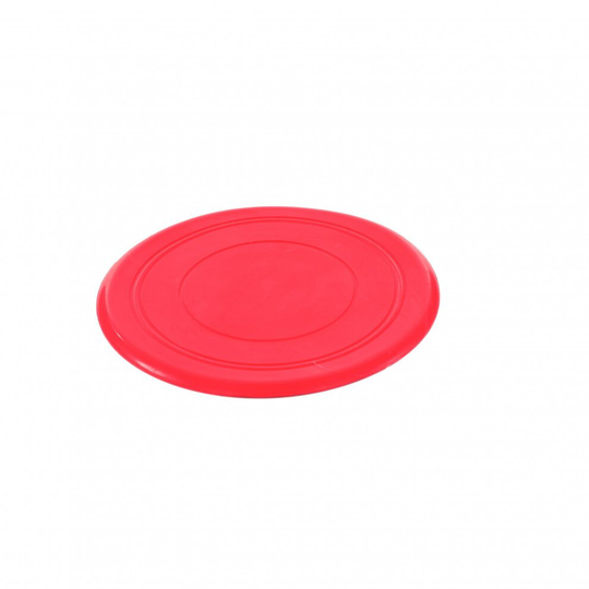 Oypla Red Dog Puppy Rubber Training Throw Toy Frisbee Disc