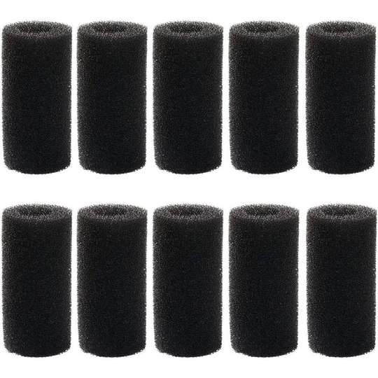 Aquarium Inlet Sponge 10Pcs Replacement Protective Foam Filter Sponge Cover Fish Tank Inlet Foam Accessory for Aquarium