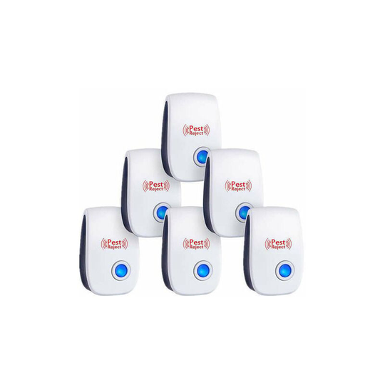 Ultrasonic Electronic Pest Repeller Ultrasonic Pest Repeller 6 Pack