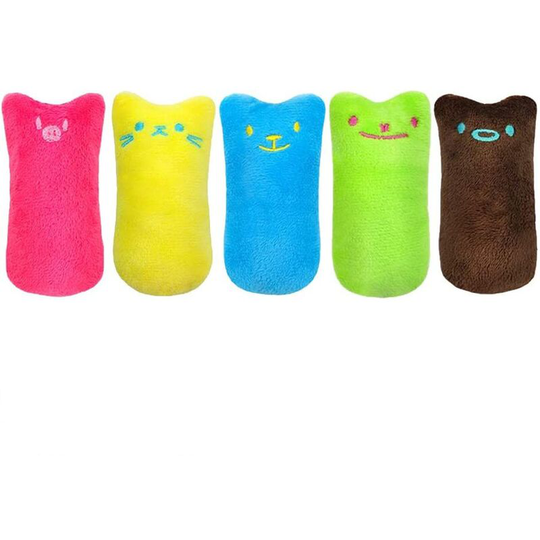 Catnip plush toy, catnip chewing and teeth cleaner cat toy, suitable for indoor cat toys.
