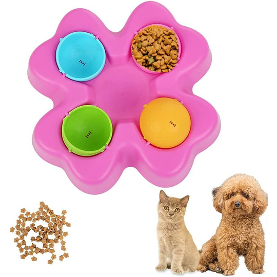 Dog Puzzle Slow Feeder Toy, Dog Feeder Toy, Slow Feeder Dog Toy, Slow Food Pet Bowl, Dog Games Dog Bowl Slo-Bowl Slow Feeder