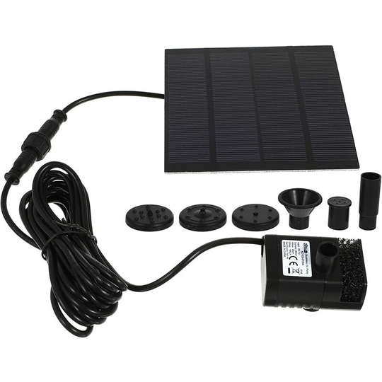Convenient Professional Solar Power Durable Vacuum Cleaner for Garden Aquarium Swimming Pool Waterproof Fountain 1pcs