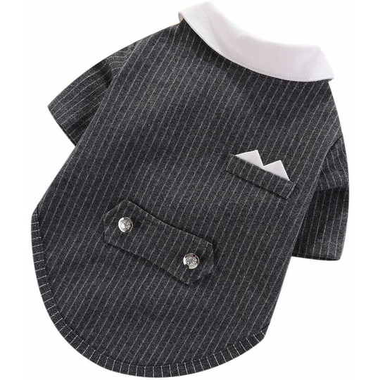 Benobby Kids - Pet suit clothes cats and dogs clothes gentleman style two feet clothes Teddy Pomeroy and other small dogs lapel clothes m: chest 42cm