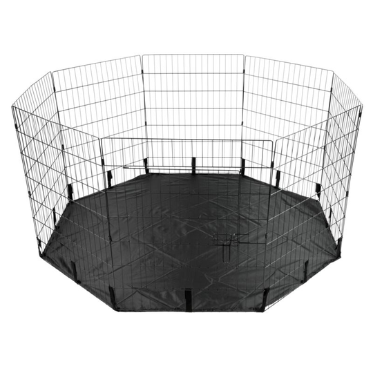 KCT - Large 8 Panel Pet Puppy/Dog PlayPen + Floor/Cover