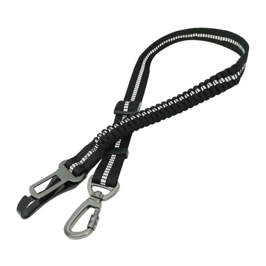 Betterlifegb - Dog Seat Belt for Car, Dog Car Harnesses Belt, Pet Car Safety Seat Belt & Latch Bar Attachment with Adjustable Safety Reflective