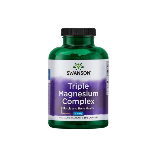 Swanson Triple Magnesium Complex, 400mg , 300 caps
