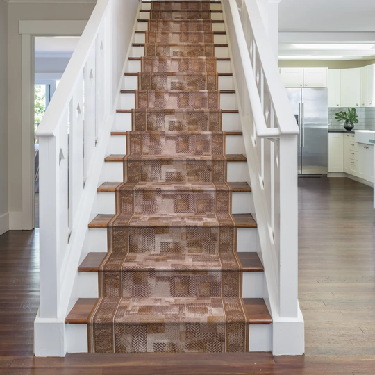 Altman Tufted Dark Brown Stair Runner