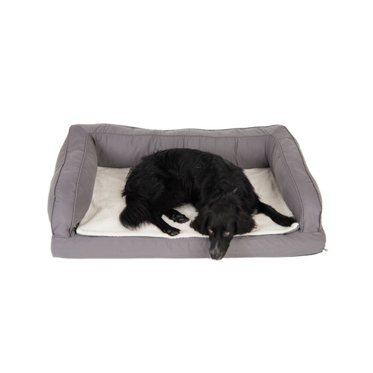 (Large 115 x 70 x 32 (L x W x H)) Orthopedic Dog Bed Raised Memory Foam Washable