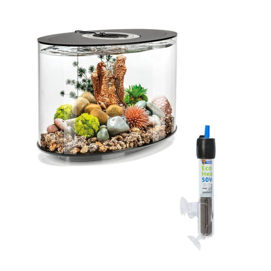 Biorb - Loop 15L Black Aquarium With mcr Led Lighting and Heater Pack