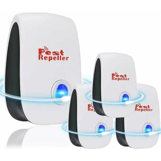 Mouse and rat, 4PCCs ultrasound anti -mouse repellents New version anti mosquito plum anti -fly device