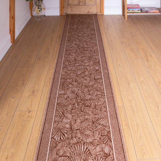 Almond Looped/Hooked Golden Indoor/Outdoor Rug