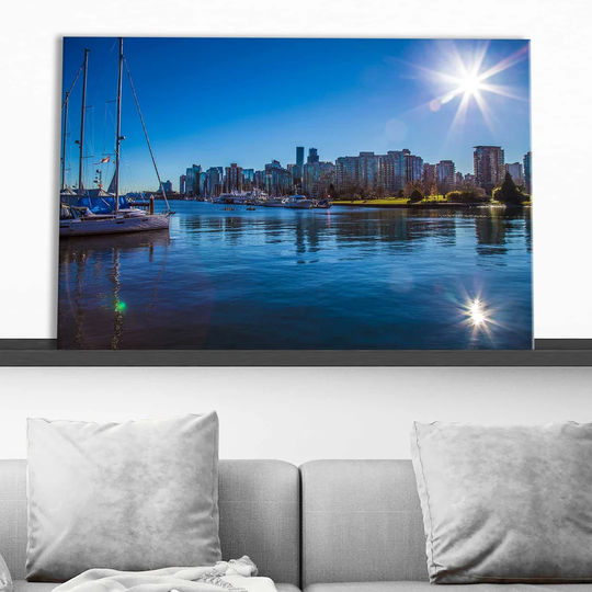 Quay at Vancouver by Jodi - Wrapped Canvas Graphic Art