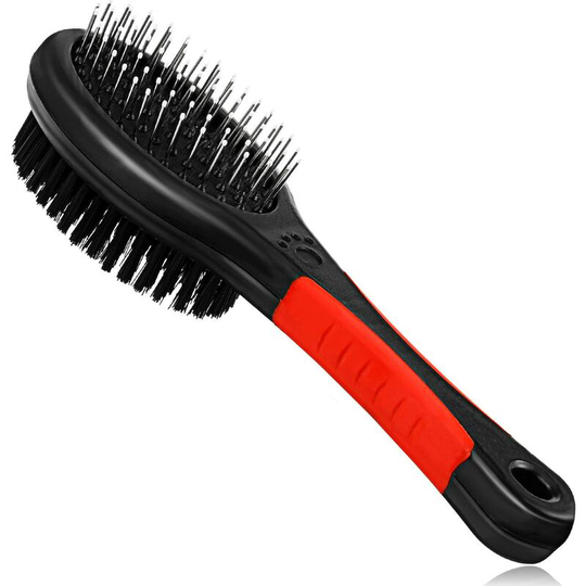 Double Sided Pet Grooming Brush Double Sided Pet Brush Detangling Comb Cat and Dog Removal Cleaning