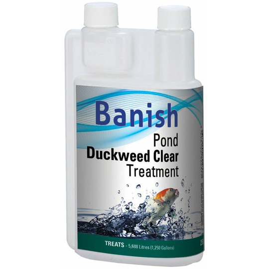 Industrial Leisure - Banish Pond Duckweed Clear Treatment 250ml - Treats 5688 Litres