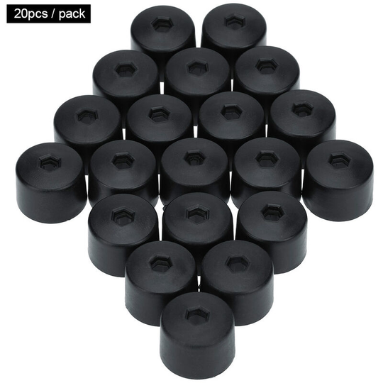 20Pcs 17mm Car Wheel Nut Cover Bolt Cap Removal Tool for vw Golf Bora Passat (17 mm)