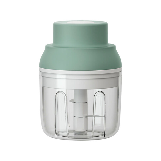 Mini Electric Chopper, 250ml Portable Garlic Chopper with usb Charging Function, Mini Slicer for Onion, Vegetable, Chili, Ginger, Meat, Nut, Fruit,