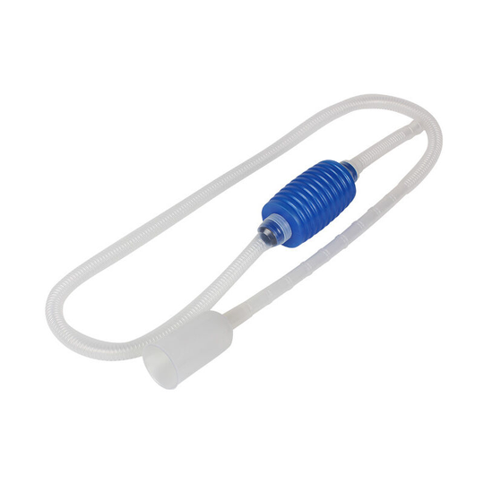2pcs Aquarium Hand Held PVC Siphon Hose with Filter Portable Fish Tank Water Change Hand Pump Strong Suction Cleaning Tool (1.4m)