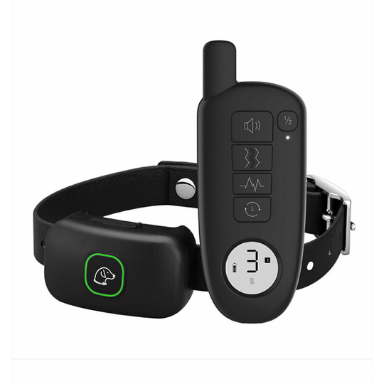 Dog Training Collar, Electric Rechargeable Collar with 300M Range- for Small/Medium/Large Dogs-black