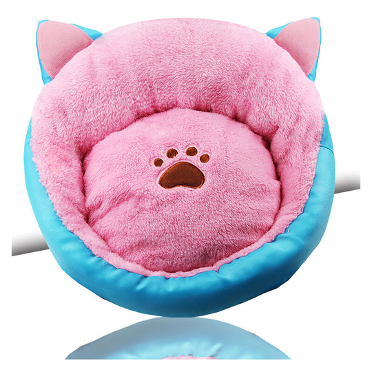 Cat Bed - Warm Insulated Pet Mattress - Cat Bed - Kitten Sleeping Mat - Also Suitable for Small Dogs (Blue)