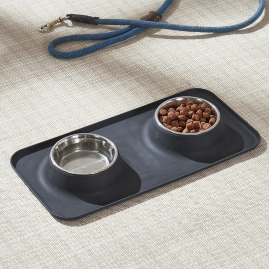 Crocker Pet Bowls with Mat