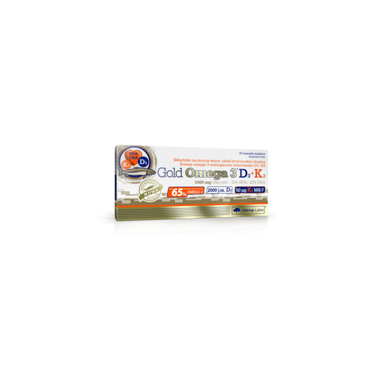 Gold Omega 3 D3+K2 OLIMP 30 cap Fish Oil 1000mg EPA & DHA Fatty Acids