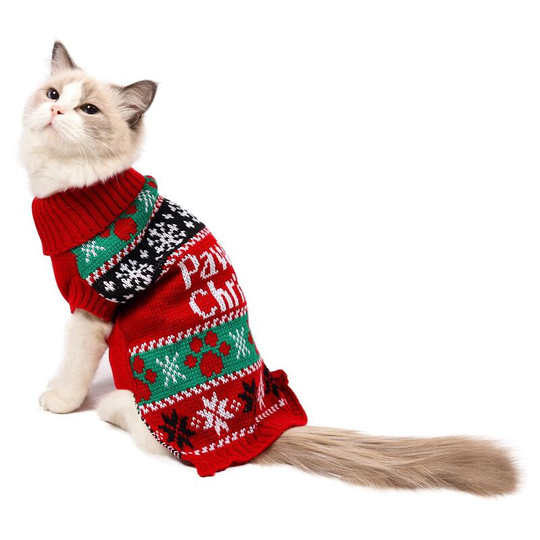 Christmas Winter Warm Small Dog Pullover Hoodie