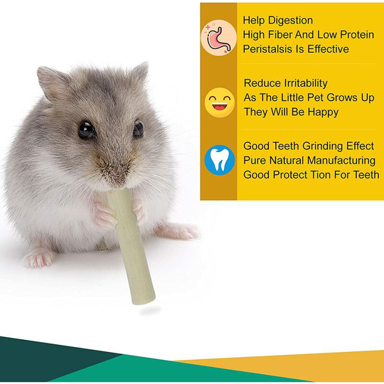 FVO - 500g Rabbit Chew Toys, Rabbit Hamster Apple Stick Natural Grass Natural Pink Flower Ball, Rabbit Hamster Parrot Chinchilla Guinea Pig Gerbil