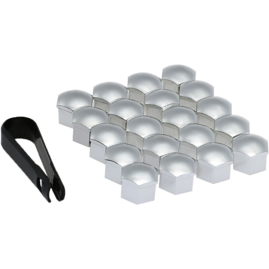 Set of 20pcs Universal 17mm Plastic Car Wheel Nut Covers Bolt Caps